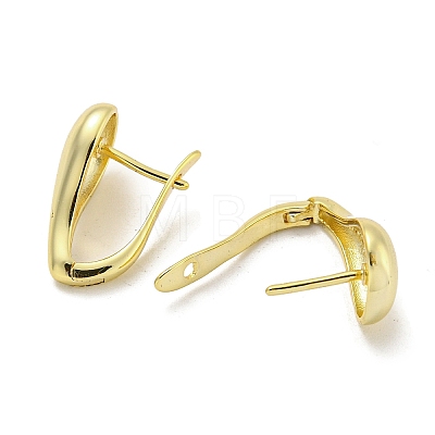 Brass Hoop Earrings EJEW-L211-011A-G-1
