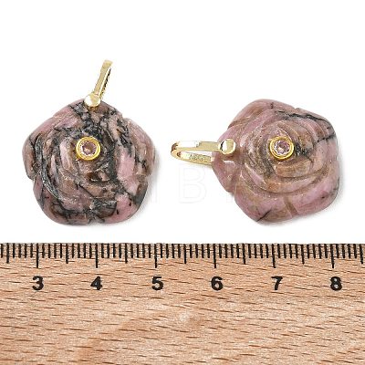 Natural Rhodonite Carved Pendants GG-CBAF4FB-01G-06-1