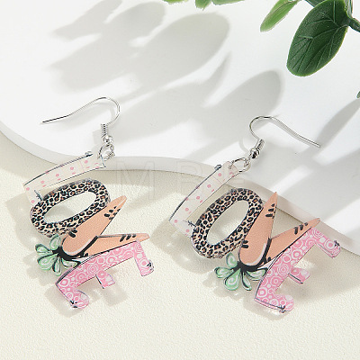 Easter Acrylic Dangle Earrings FS-WG3CEAB-01-1