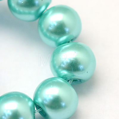 Baking Painted Glass Pearl Bead Strands HY-Q003-3mm-65-1