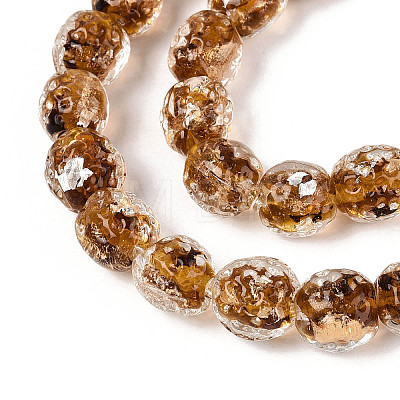 Handmade Lampwork Beads FOIL-T007-03G-1