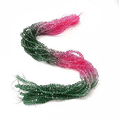 Transparent Glass Bead Strands LS-GLAA-H023-02J-1
