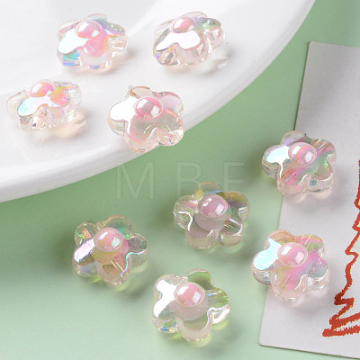 Transparent Acrylic Beads TACR-S152-09B-08-1