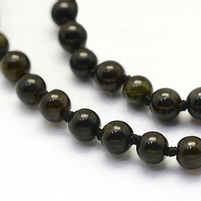 Natural Tourmaline Beads Strands G-L464-19-1