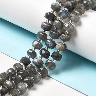 Natural Labradorite Beads Strands G-G980-03-1