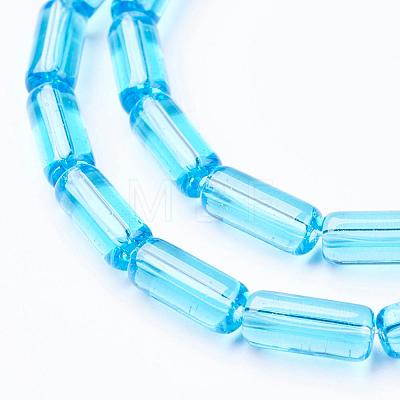 Transparent Glass Beads Strands GLAA-GST-M-1