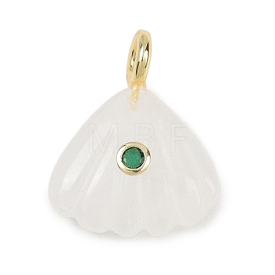 Natural Quartz Crystal Carved Pendants G-G330-02G-02-1