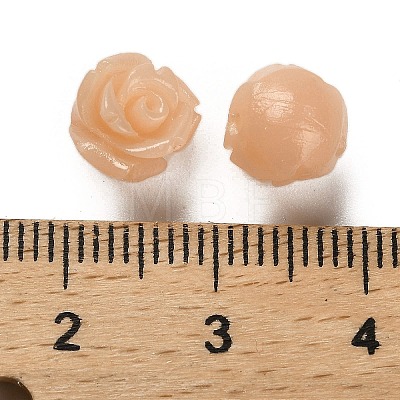 Synthetic Coral Carved Beads CORA-H003-01B-08-1