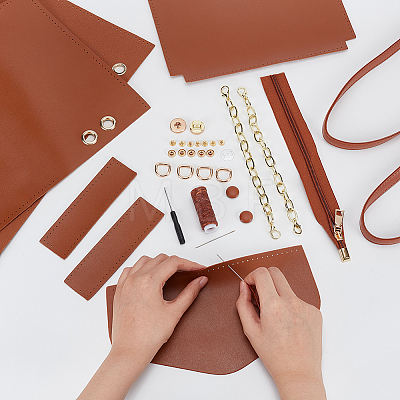DIY Imitation Leather Handbag Making Kit DIY-WH0401-69A-1