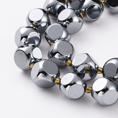 Terahertz Stone Beads Strands G-A030-B18-12mm-B-1