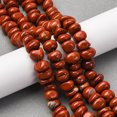 Natural Red Jaseper Beads Strands G-RM250109-B5-1
