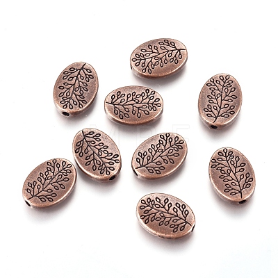 Tibetan Style Alloy Beads X-RLFH10181Y-NF-1