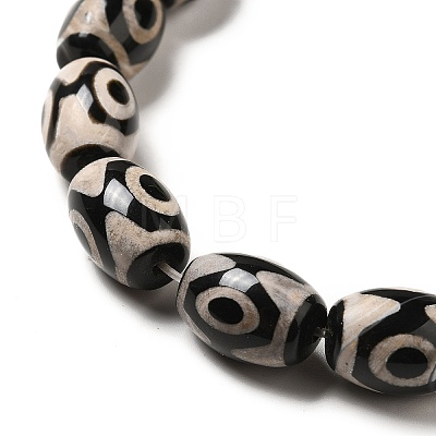 Tibetan Style dZi Beads Strands G-F726-A02-1
