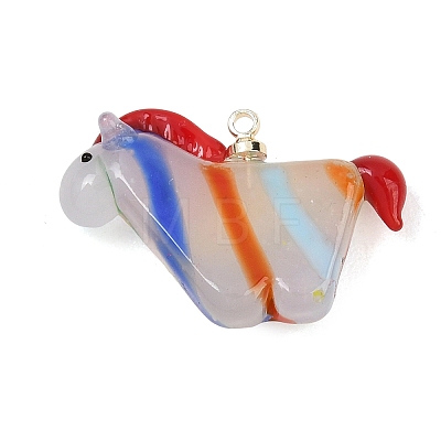 Handmade Lampwork Pendants LA-CBAD4D2-01C-1