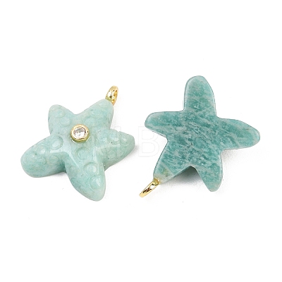 Natural Amazonite Pendants X-G-H353-01G-06-1
