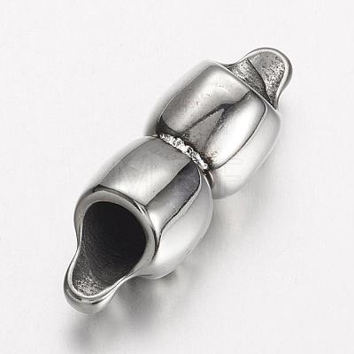 304 Stainless Steel Slide Charms STAS-E133-079AS-1