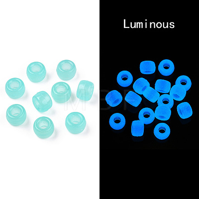 Transparent & Luminous Plastic Beads KY-T025-01-H03-1