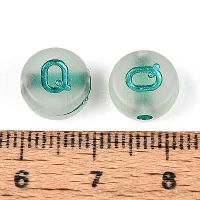 Luminous Frosted Acrylic Beads FACR-T008-02Q-1
