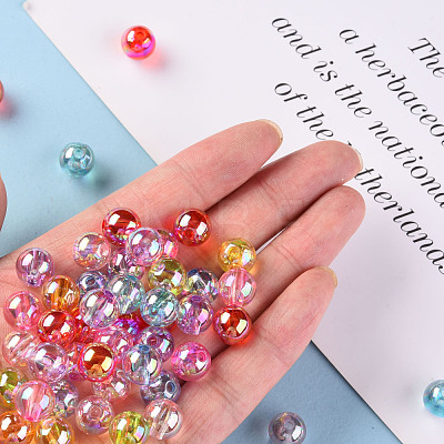 Transparent Acrylic Beads MACR-S370-B10mm-1