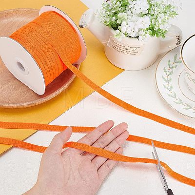 Cotton Twill Tape Ribbons OCOR-WH0058-35Q-1