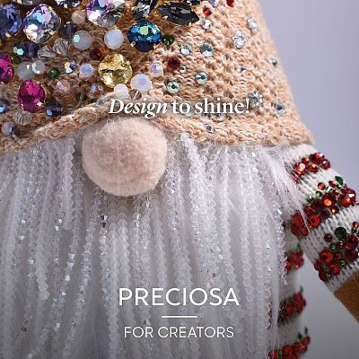Preciosa® MAXIMA Crystal No Hotfix Flatback Stones Y-PRC-NSS6-50005-1