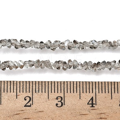Electroplate Transparent Glass Beads Strands EGLA-P061-04C-PL01-1