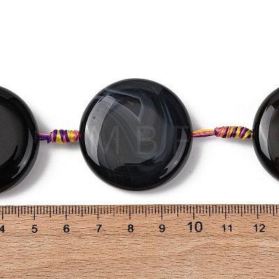 Natural Agate Beads Strands G-B177-B01-02-1