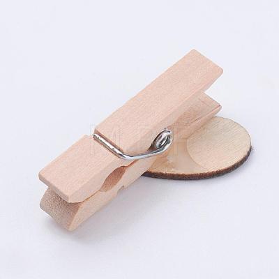 Wooden Craft Pegs Clips WOOD-L003-29-1