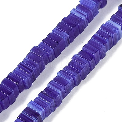 Handmade Lampwork Beads Strands LAMP-Q037-02B-07-1