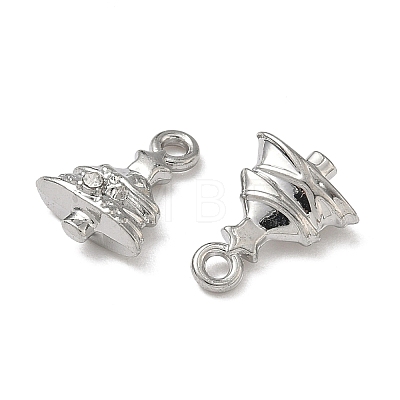 Christmas Alloy Crystal Rhinestone Pendants FIND-L026-01G-P-1