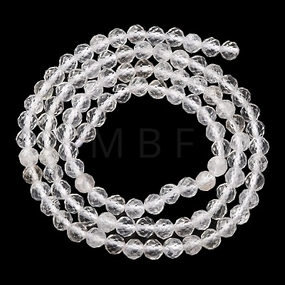 Natural Quartz Crystal Beads Strands G-C226-B05-4mm-1