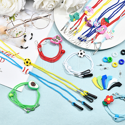  DIY Eyeglasses Neck Strap Making Kits for Children FIND-NB0006-03-1