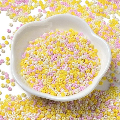 Baking Paint Glass Seed Beads SEED-P006-03A-14-1