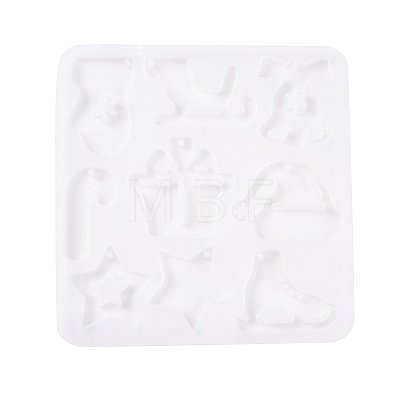Christmas Pendants DIY Silicone Mold DIY-K073-19E-1