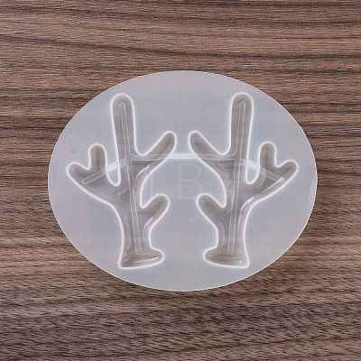 DIY Christmas Antler Decoration Accessories Silicone Molds DIY-G060-01-1