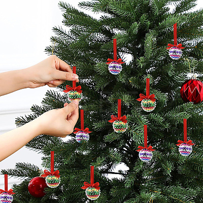 DIY Christmas Sequin Foam Ball Decorations DIY-YW0017-94-1