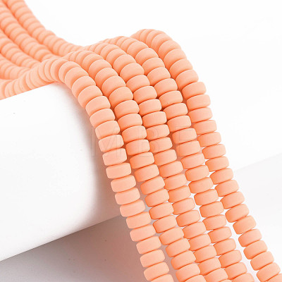 Handmade Polymer Clay Beads Strands CLAY-N008-35-1