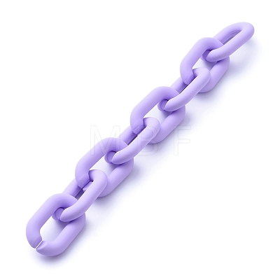 Handmade Acrylic Cable Chains X-AJEW-JB00630-06-1