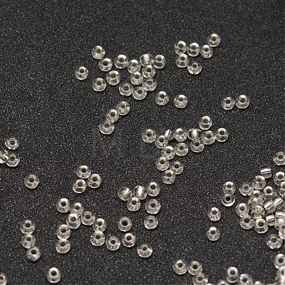 12/0 Transparent Glass Round Seed Beads SEED-J010-F12-21-1