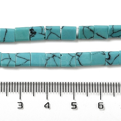 Synthetic Turquoise Beads Strands G-F762-A02-01-1