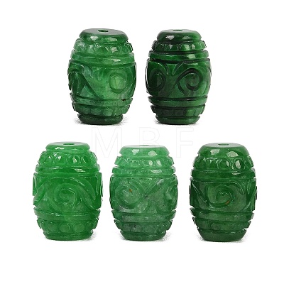Natural Myanmar Jade Dyed Beads G-D364-09A-1