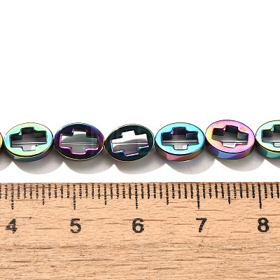 Electroplated Synthetic Non-magnetic Hematite Beads Strands G-L613-Z01-01-1