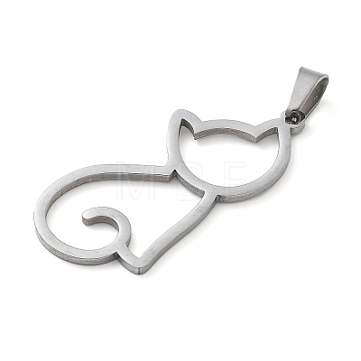 304 Stainless Steel Pendants STAS-I327-02P-02-1