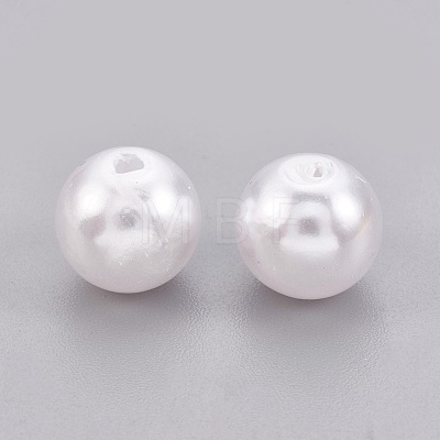ABS Plastic Imitation Pearl Beads KY-G009-10mm-03-1