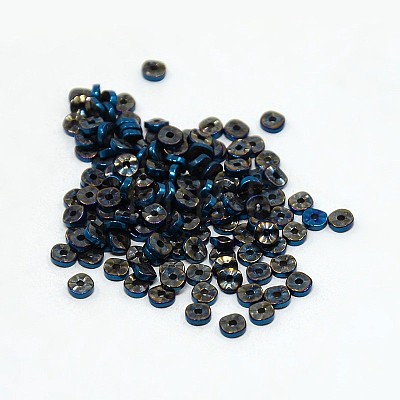 Electroplate Non-magnetic Synthetic Hematite Beads Strands G-J216A-03-1