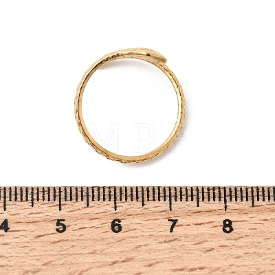 5Pcs 304 Stainless Steel Open Cuff Rings for Women RJEW-K313-05G-1