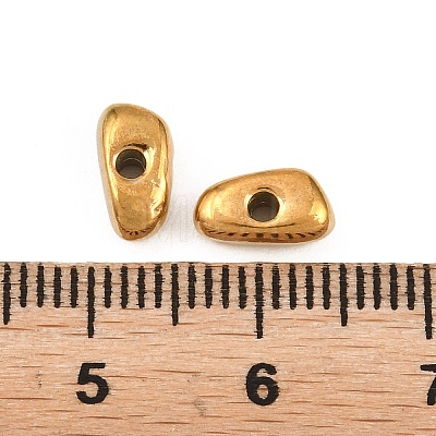 Irregular 304 Stainless Steel Beads STAS-D394-03E-G-1