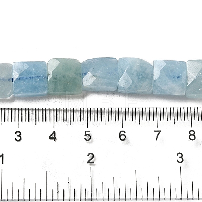 Natural Aquamarine Beads Strands G-C109-A16-02-1