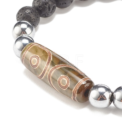Mala Beads Bracelet BJEW-JB07890-01-1