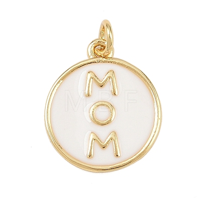 Brass Enamel Pendants KK-L251-02G-C04-1